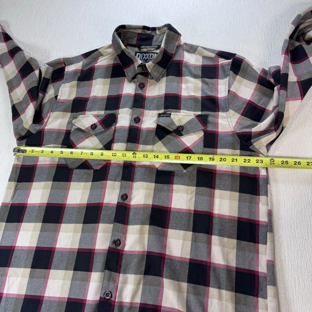 Dixxon Snap On Tools Limited Edition Form & Function Plaid Flannel Shirt Men XL - Picture 4 of 14